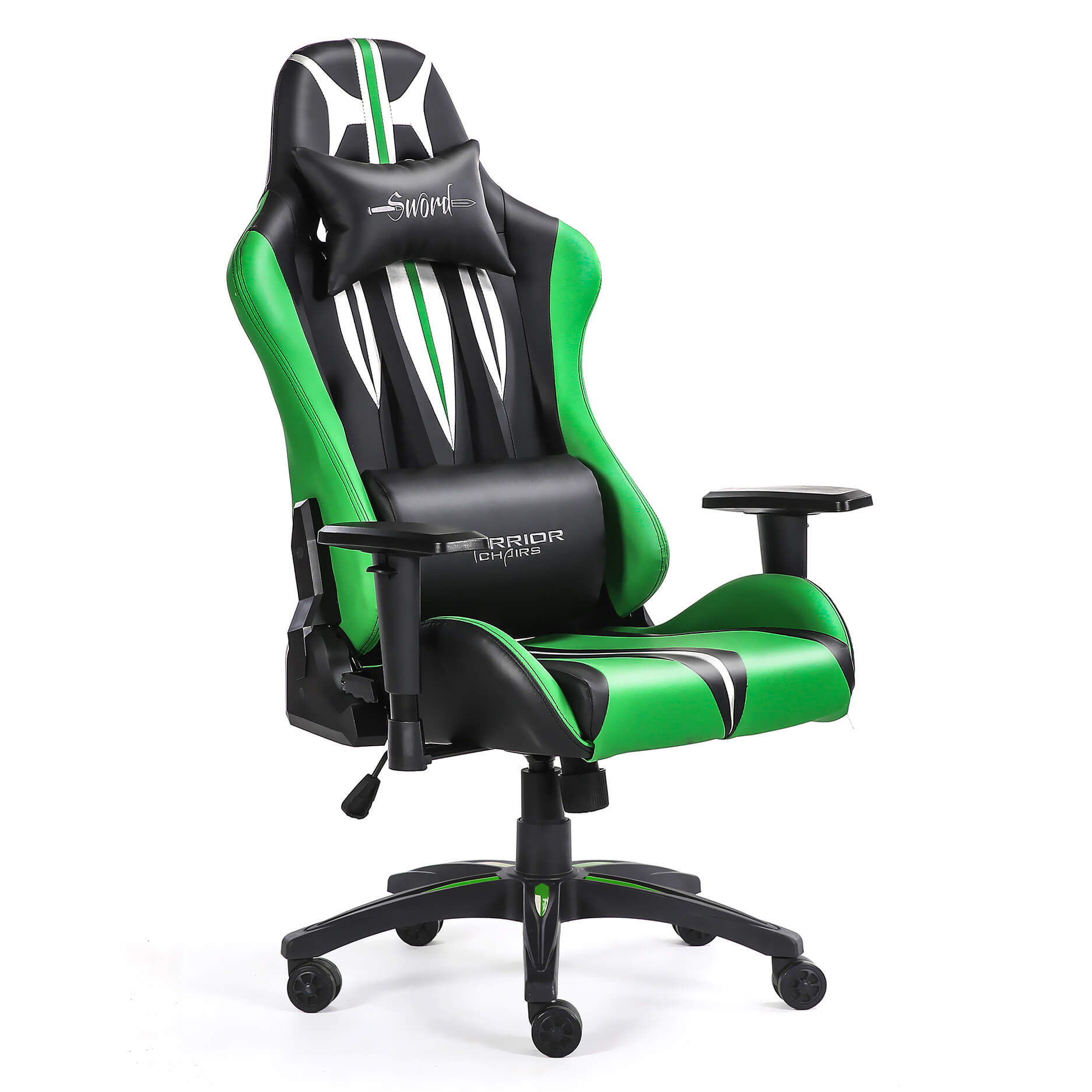 Sword Green Fotel Gamingowy Krzeslo Do Grania Zielone Warrior Chairs