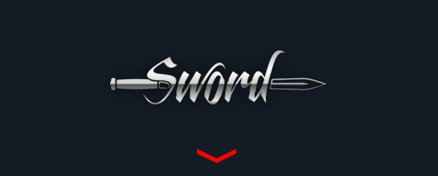 Logo foteli komputerowych dla graczy Sword