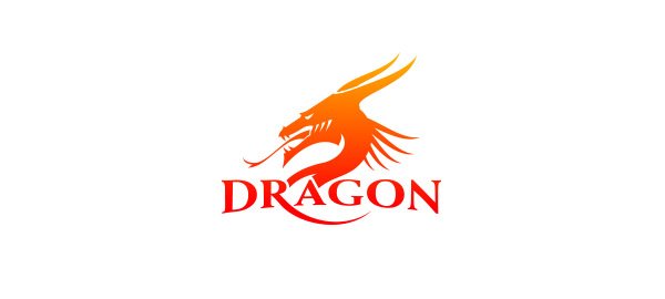 Logo foteli dla graczy komputerowych Dragon