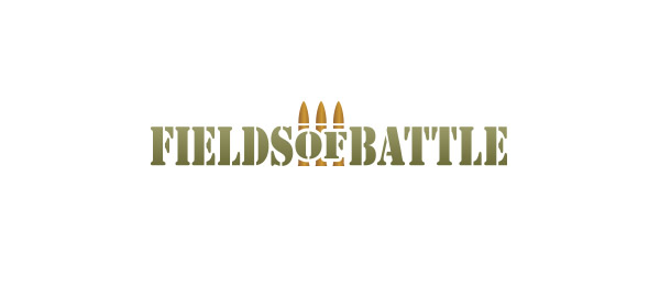 Logo krzeseł komputerowych dla graczy Fields of battle