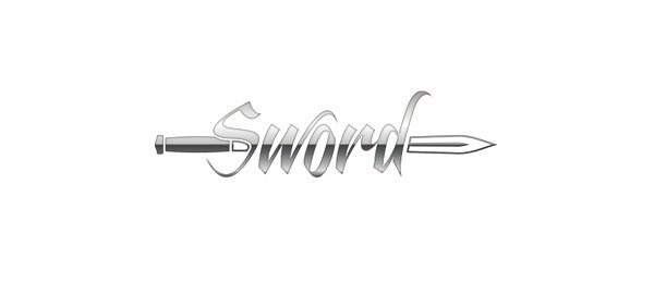 Logo foteli dla graczy komputerowych Sword